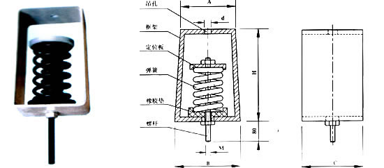 XHS-type shock absorber spring hanger